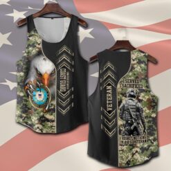 US Coast Guard, American By Birth, Veteran By Choice - Tank-Top