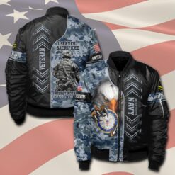 US Navy, E 6 Gold - Bomber Jacket