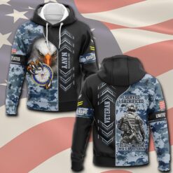 US Navy, Land Of The Free, Because Of The Brave - Hoodie