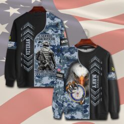 US Navy, By Sea, Air and Land - Sweatshirt