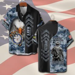 US Navy, Thank a Veteran - Short Sleeve Button Shirt