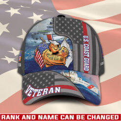 US Coast Guard, American By Birth, Veteran By Choice - Classic Cap