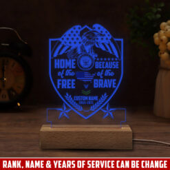 US Navy, Once A Sailor, Always A Sailor - Personalized Led Lamp
