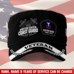 US Coast Guard, E 6 Red - Military Cap
