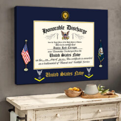 US Navy - THPCustom25012002 - Canvas (With Frame) 20x16in