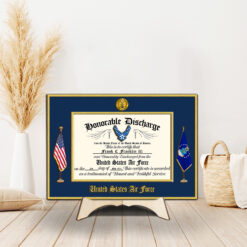 US Air Force - 2 Layers Wooden Plaque 12x12in - THWPCustom25012006