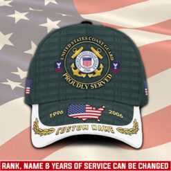 US Coast Guard, E 3 White - Classic Cap