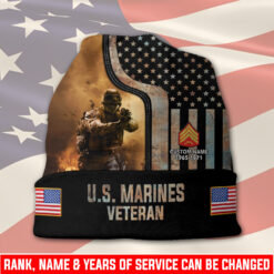 US Marine Corps, Freedom Isn't Free - Full-Printed Beanie Hat