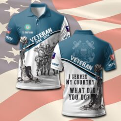 US Coast Guard, Lest We Forget - Polo Shirt