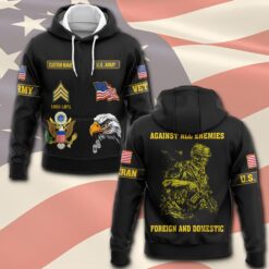 US Army, Proud Veteran - Hoodie