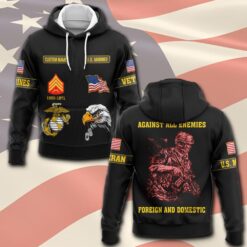 US Marine Corps, Never Retreat, Never Surrender - Hoodie