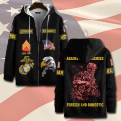 US Marine Corps, The Devil Dogs - Zip Hoodie