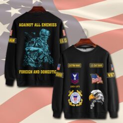 US Coast Guard, E 8 Gold - Sweatshirt