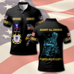 US Coast Guard, E 3 White - Polo Shirt