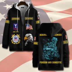 US Coast Guard, Thank a Veteran - Zip Hoodie