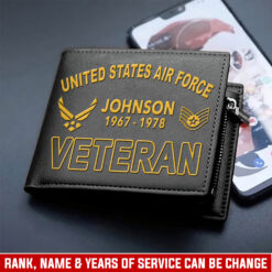 US Air Force , E 7 Air Force First Sergeant - Man Wallet
