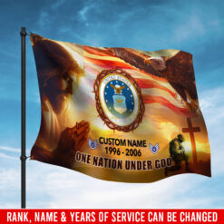 US Air Force , Honor, Duty, Service - Flying Flag 3×5 Feet(90×150 Cm)