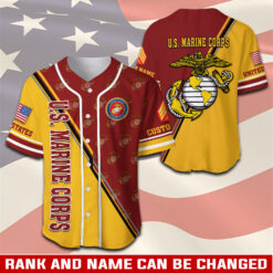 US Marine Corps, Once A Marine, Always A Marine - Baseball Jersey