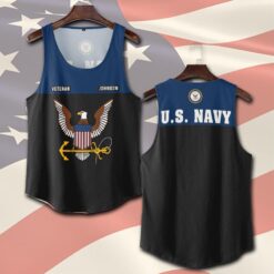 US Navy, American By Birth, Veteran By Choice - Tank-Top