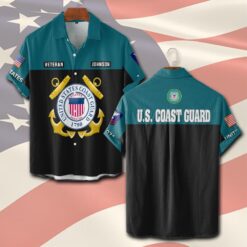 US Coast Guard, E 6 Red - Short Sleeve Button Shirt