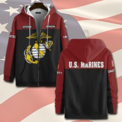 US Marine Corps, E 8 Marines Master Sergeant - Zip Hoodie