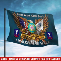 US Coast Guard, E 7 Red - Flying Flag 3×5 Feet(90×150 Cm)