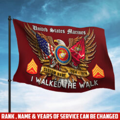 US Marine Corps, E 9 Marines Master Gunnery Sergeant - Flying Flag 3×5 Feet(90×150 Cm)