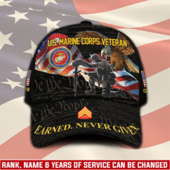 US Marine Corps, Land Of The Free, Because Of The Brave - Classic Cap