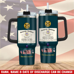 US Coast Guard, Thank a Veteran - Stainless Steel Tumbler 40oz