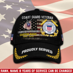 US Coast Guard, Served With Pride - Classic Cap
