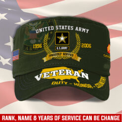 US Army, E 8 Army Master Sergeant - Military Cap