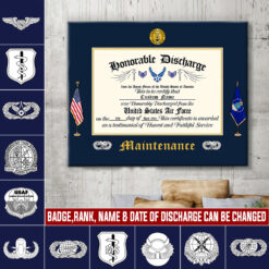 Air Force Badge - Canvas (With Frame) 20x16in