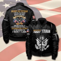 US Army, Remember - Honor - Respect - Bomber Jacket