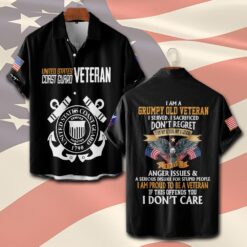 US Coast Guard, No One Gets Left Behind - Short Sleeve Button Shirt