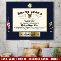 US Navy, Always Courageous - Canvas (With Frame) 20x16in