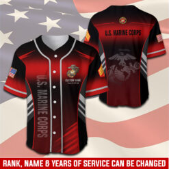US Marine Corps, Freedom Isn't Free - Baseball Jersey
