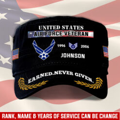 US Air Force , E 8 Air Force First Sergeant - Military Cap