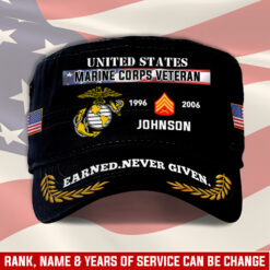 US Marine Corps, Remember - Honor - Respect - Military Cap