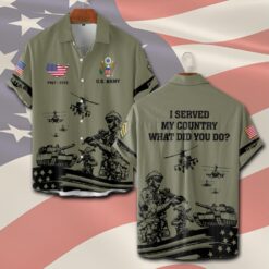 US Army - Short Sleeve Button Shirt