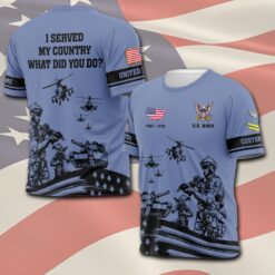 US Navy, Proud Veteran - T-Shirt
