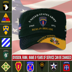 Army Division, E 5 Army Specialist - Military Cap