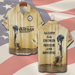US Navy, Honor The Fallen - Short Sleeve Button Shirt