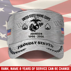 US Marine Corps, E 6 Marines Staff Sergeant - Military Cap