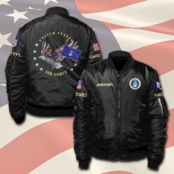 US Air Force , E 8 Air Force Senior Master Sergeant - Bomber Jacket