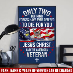 US Navy, Honoring All Who Served - Poster 10x8in