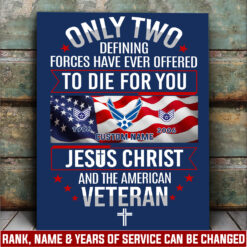 US Air Force, O 6 Air Force Colonel - Canvas (With Frame) 20x16in