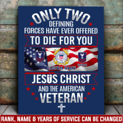 US Coast Guard, Proud To Have Served - Canvas (With Frame) 20x16in