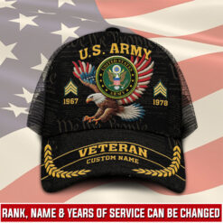 US Army, E 6 Army Specialist - Mesh Cap