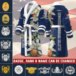 Navy Badge, E 7 Gold - Night Gown