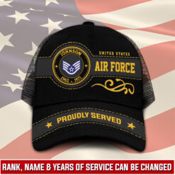 US Air Force, Honor, Duty, Service - Mesh Cap